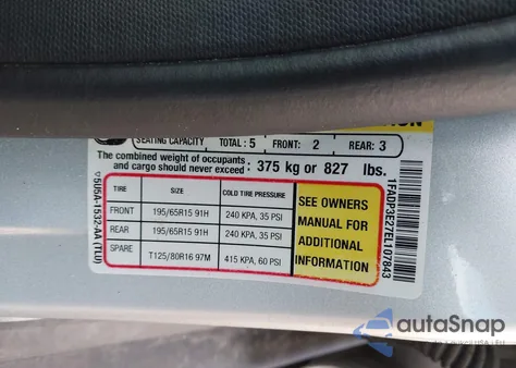 2014 Ford Focus S z USA, uszkodzony, nr VIN 1FADP3E27EL107843